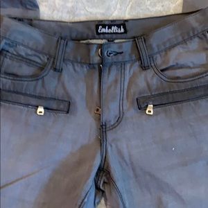 Embellish Biker Jeans